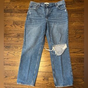 American Eagle Straight Leg Highrise Denim Jeans